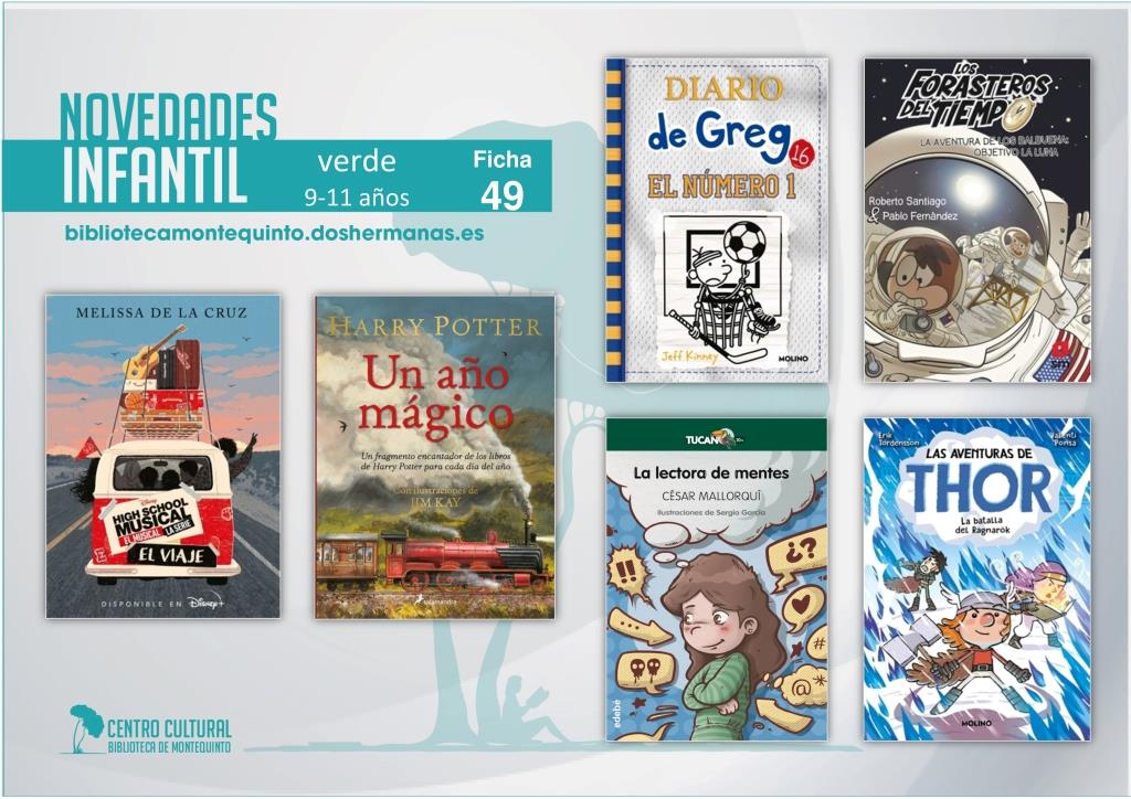 Biblioteca de Montequinto: novedades literarias - (Infantil-juvenil / Ficha 49)
