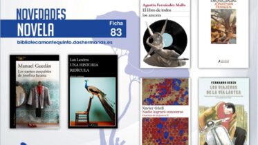Biblioteca de Montequinto: novedades literarias (Novela - Ficha 83)