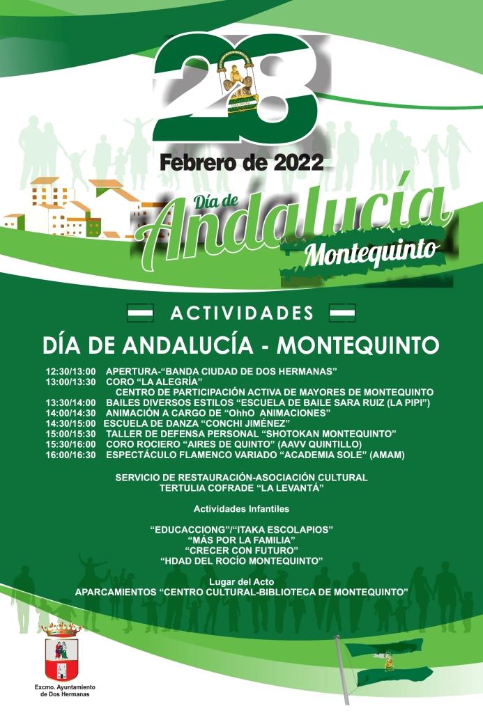 20220228 - Celebración del "Día de Andalucía" en Montequinto: programa de actividades 2022