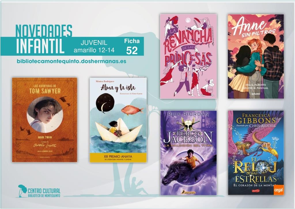 Biblioteca de Montequinto: novedades literarias - (Infantil-juvenil / Ficha 52)