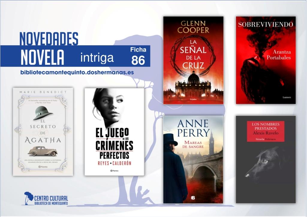 Biblioteca de Montequinto: novedades literarias (Novela - Ficha 86)