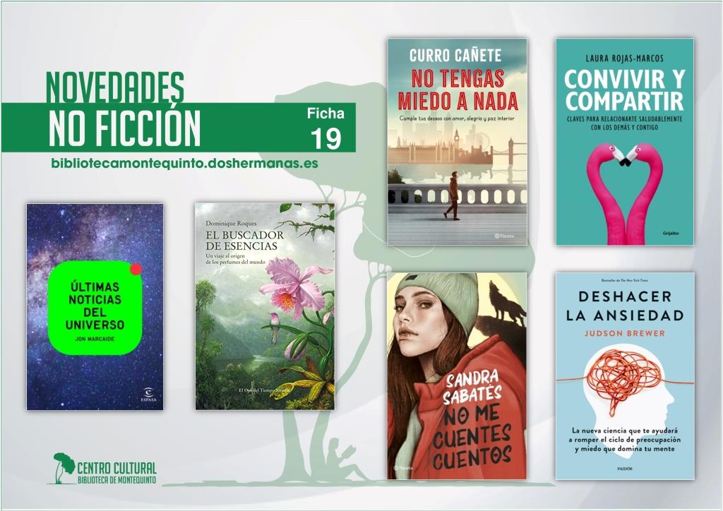 Biblioteca de Montequinto: novedades literarias - (No ficción - Ficha 19)