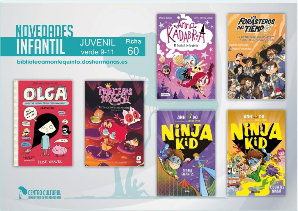 Biblioteca de Montequinto: novedades literarias - (Infantil-juvenil / Ficha 60)