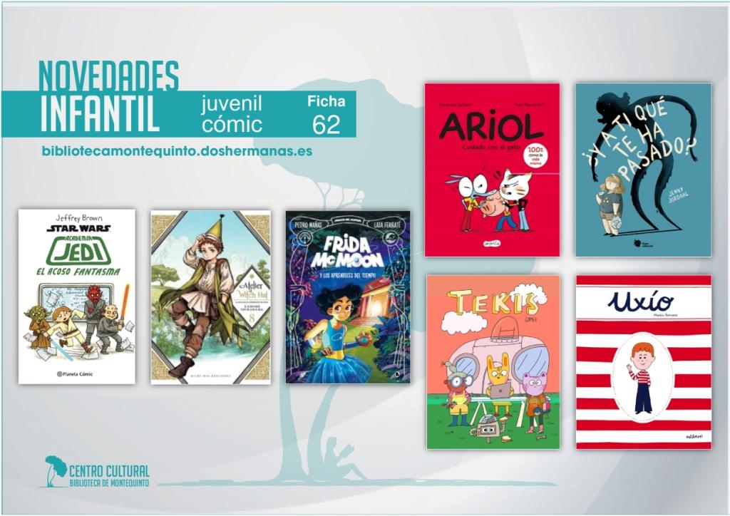 Biblioteca de Montequinto: novedades literarias - (Infantil-juvenil / Ficha 62)