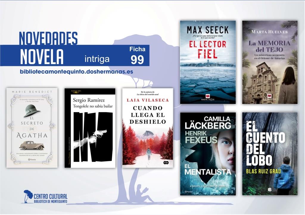 Biblioteca de Montequinto: novedades literarias (Novela - Ficha 99)