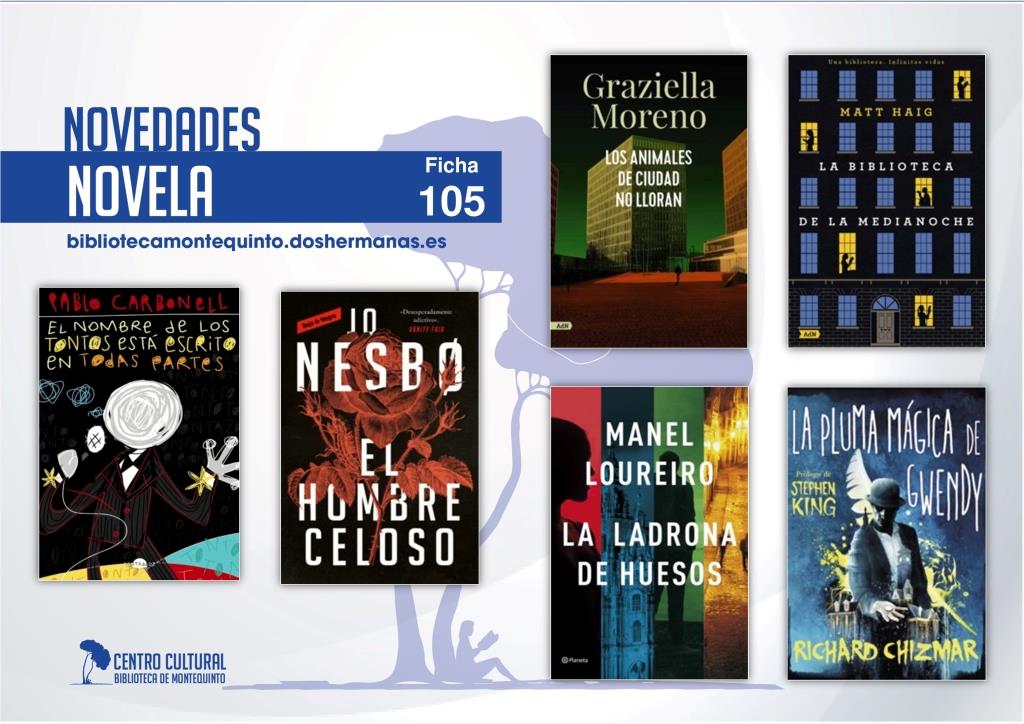 Biblioteca de Montequinto: novedades literarias (Novela - Ficha 105)