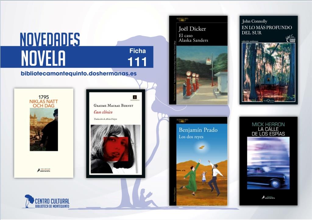 Biblioteca de Montequinto: novedades literarias (Novela - Ficha 111)