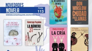 Biblioteca de Montequinto: novedades literarias (Novela - Ficha 113)