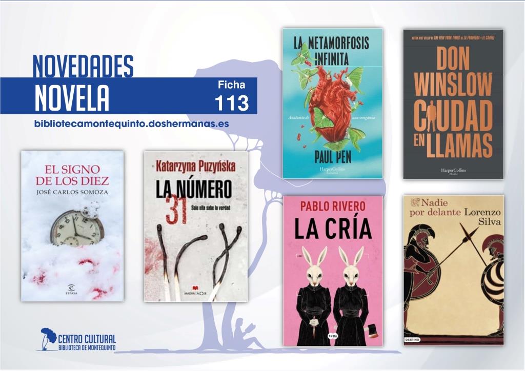 Biblioteca de Montequinto: novedades literarias (Novela - Ficha 113)
