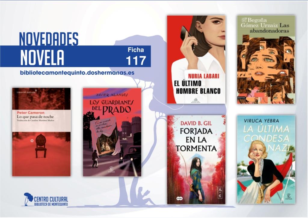 Biblioteca de Montequinto: novedades literarias (Novela - Ficha 117)