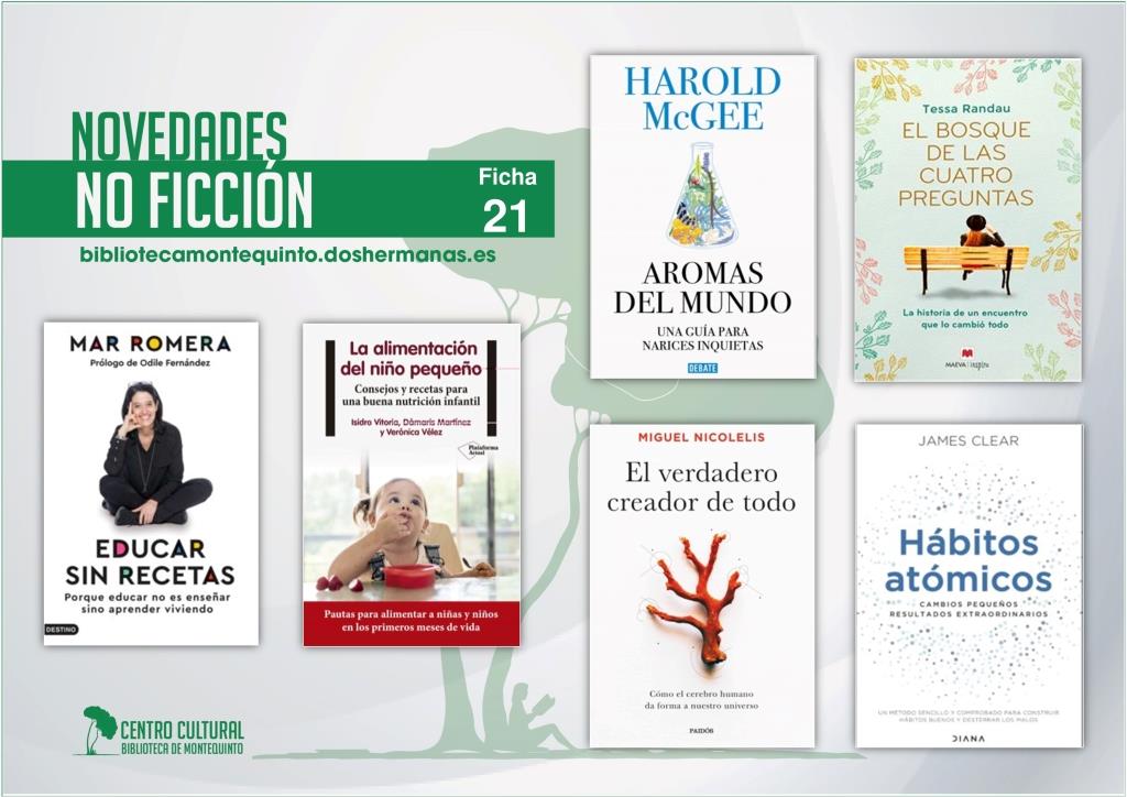 Biblioteca de Montequinto: novedades literarias - (No ficción - Ficha 21)
