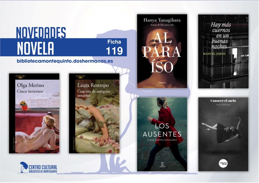 Biblioteca de Montequinto: novedades literarias (Novela - Ficha 119)