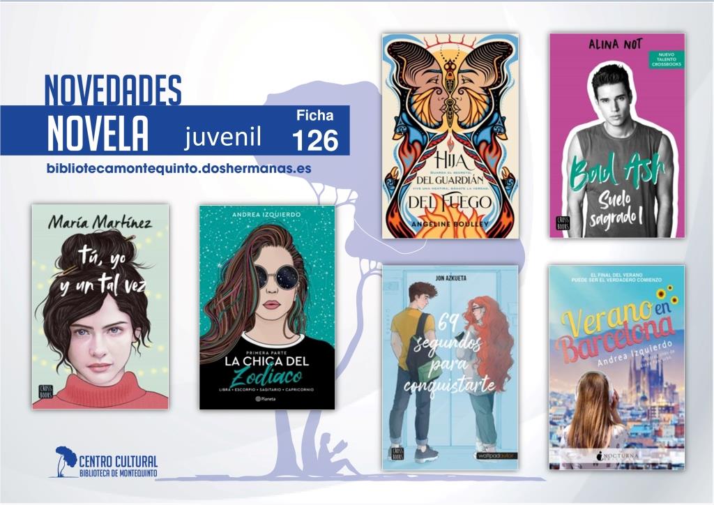 Biblioteca de Montequinto: novedades literarias (Novela - Ficha 126)