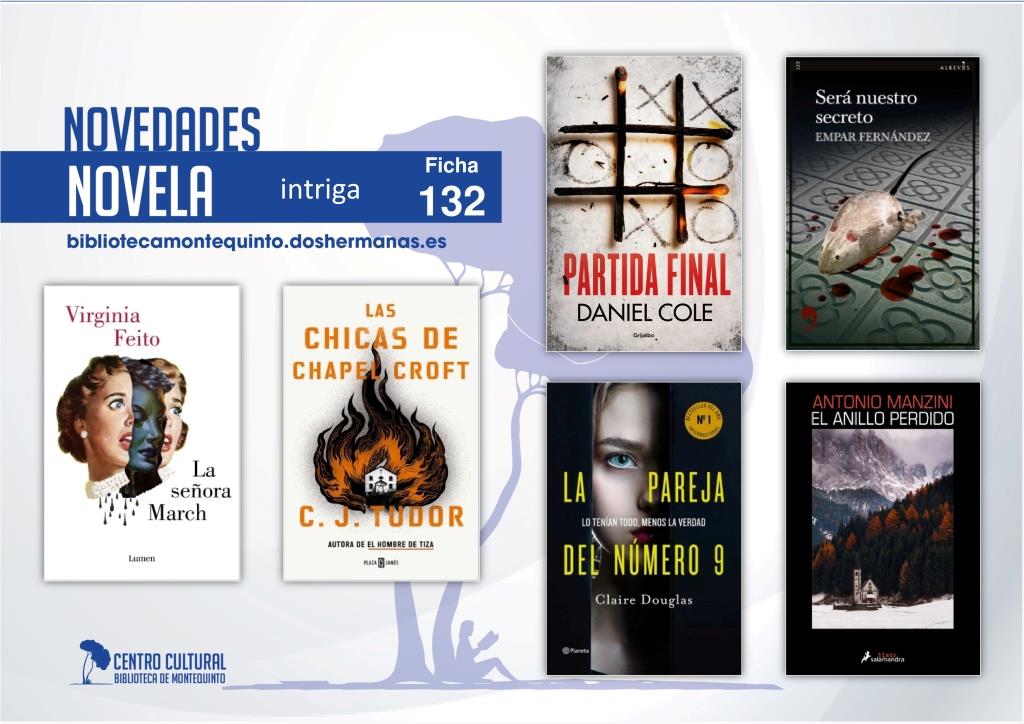 Biblioteca de Montequinto: novedades literarias (Novela - Ficha 132)