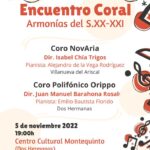 20221105 - Encuentro coral "Armonías S. XX-XXI" - Coro NovAria (Villanueva Ariscal) y Coro Polifónico Orippo (Dos Hermanas)