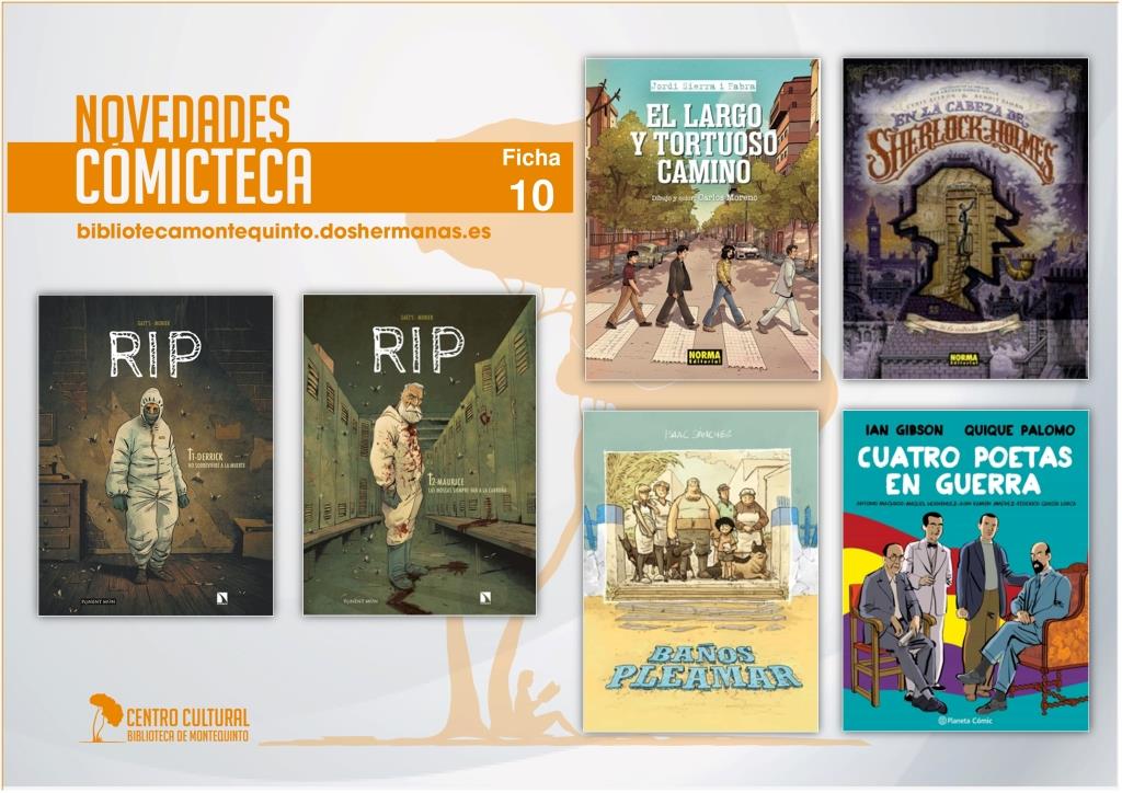 Biblioteca de Montequinto: novedades literarias - COMICTECA (Ficha 10)