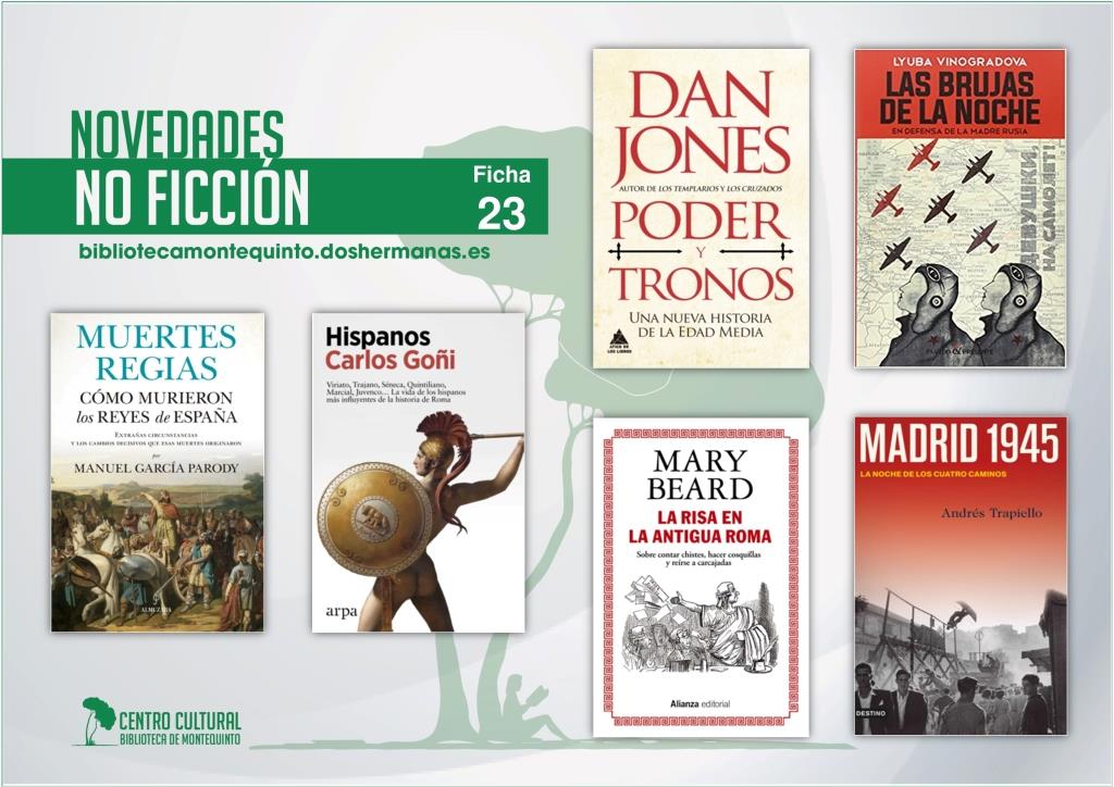 Biblioteca de Montequinto: novedades literarias - (No ficción - Ficha 23)