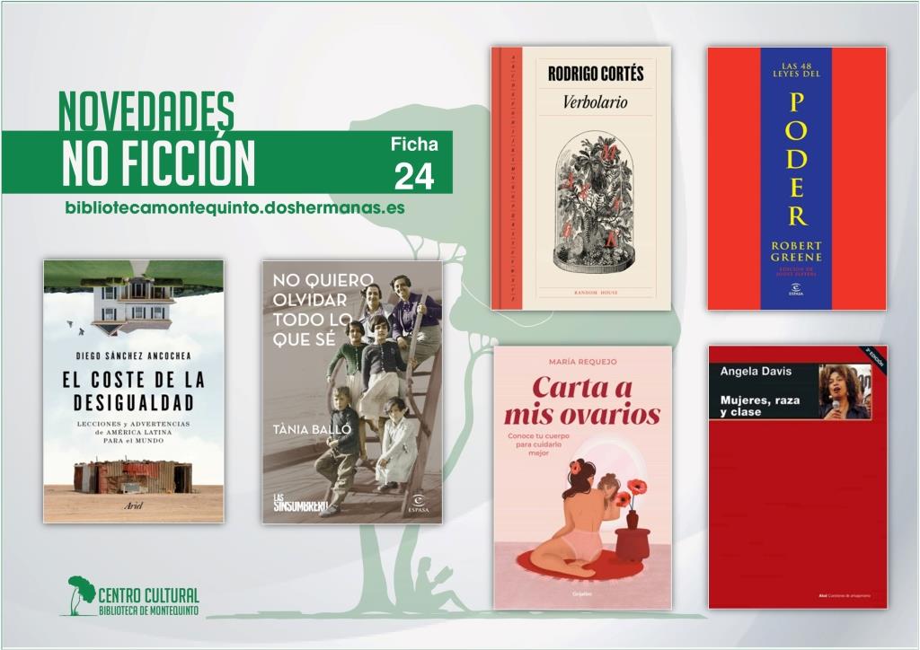 Biblioteca de Montequinto: novedades literarias - (No ficción - Ficha 24)