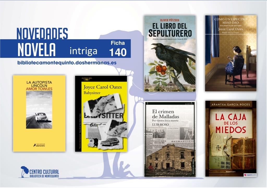 Biblioteca de Montequinto: novedades literarias (Novela - Ficha 140)