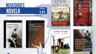 Biblioteca de Montequinto: novedades literarias (Novela - Ficha 141)