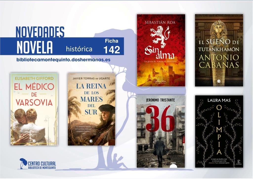 Biblioteca de Montequinto: novedades literarias (Novela - Ficha 142)