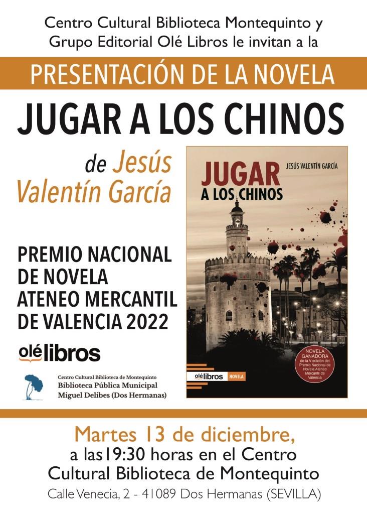 20221213 - Presentación del libro "Jugar a los chinos" - Jesús Valentín García