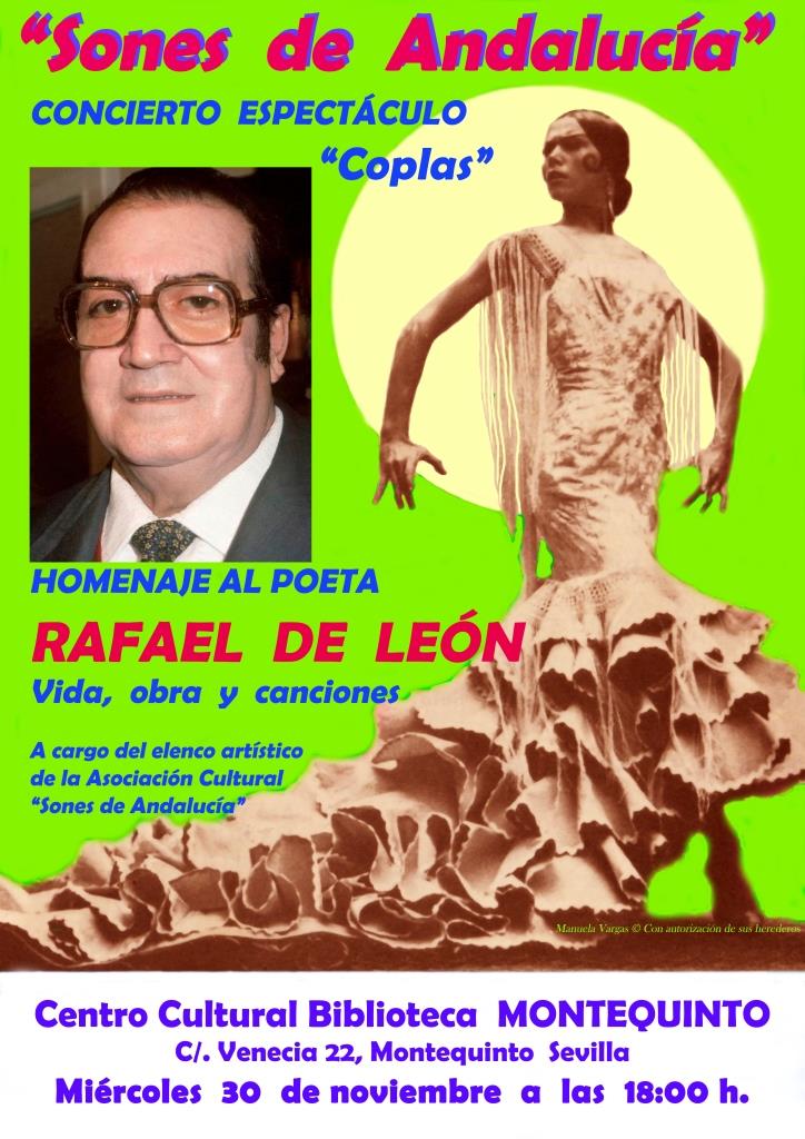 20221130 - Concierto espectáculo de copla «Homenaje al poeta Rafael de León» - Asociación Cultural Sones de Andalucía