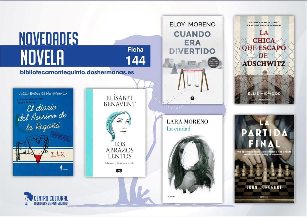 Biblioteca de Montequinto: novedades literarias (Novela - Ficha 144)