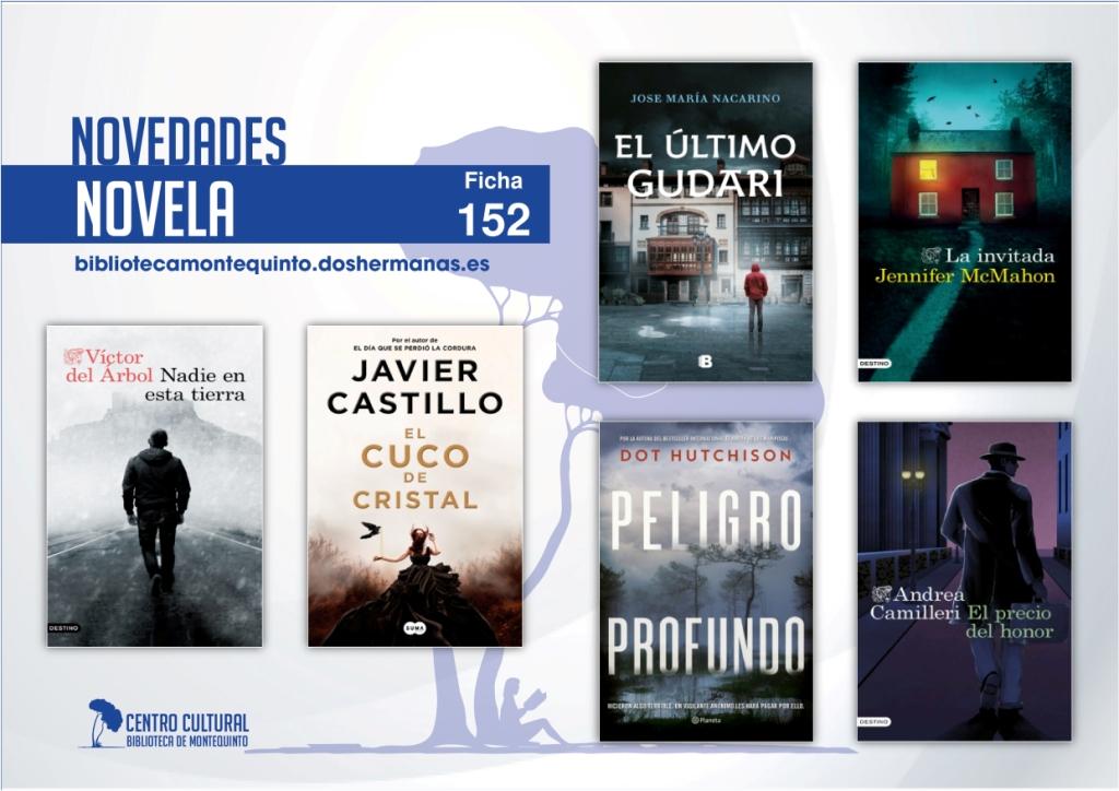 Biblioteca de Montequinto: novedades literarias (Novela - Ficha 152)