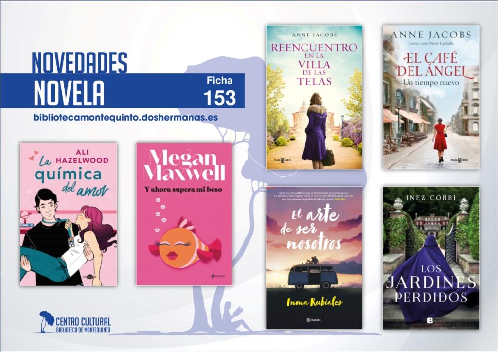 Biblioteca de Montequinto: novedades literarias (Novela - Ficha 153)