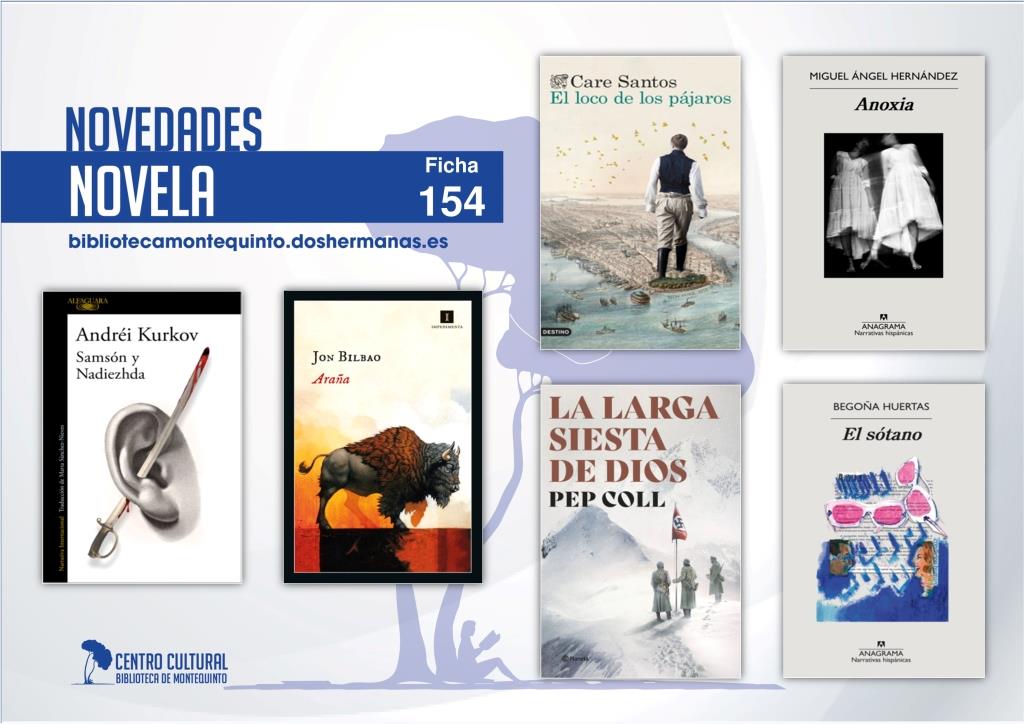 Biblioteca de Montequinto: novedades literarias (Novela - Ficha 154)