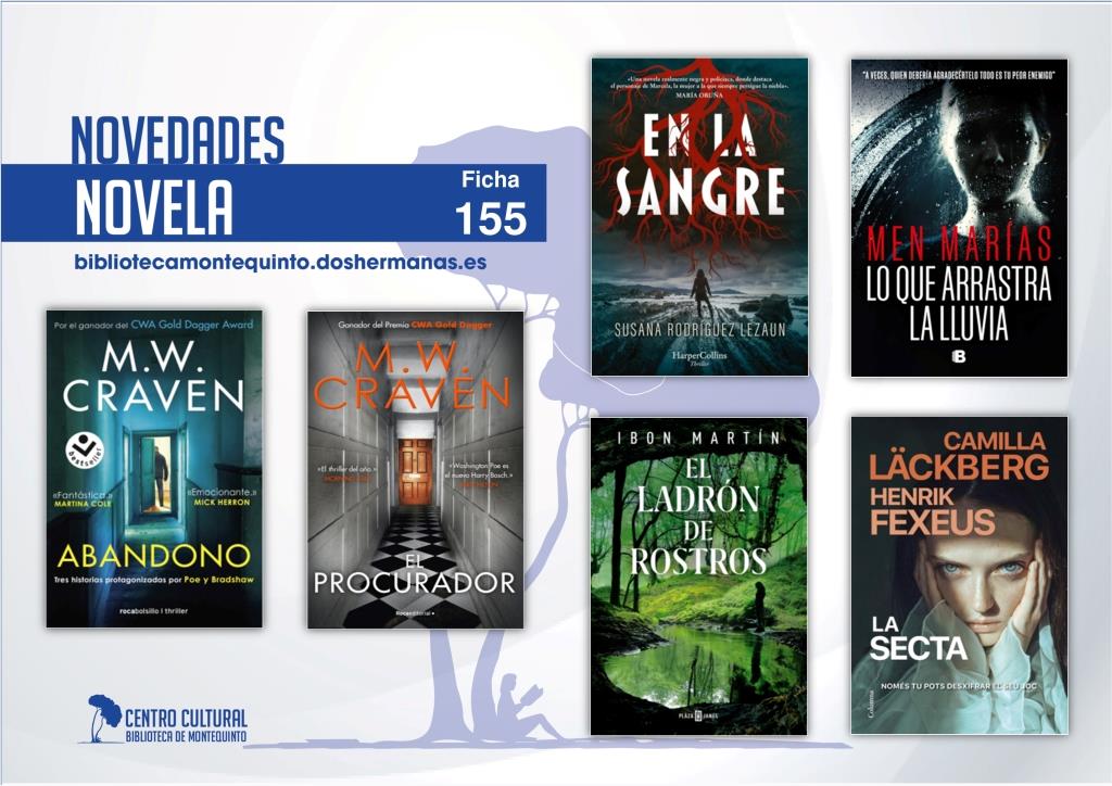 Biblioteca de Montequinto: novedades literarias (Novela - Ficha 155)