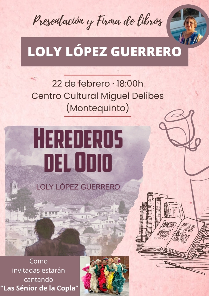 20230222 - Presentación del libro "Herederos del odio" - Loly López Guerrero