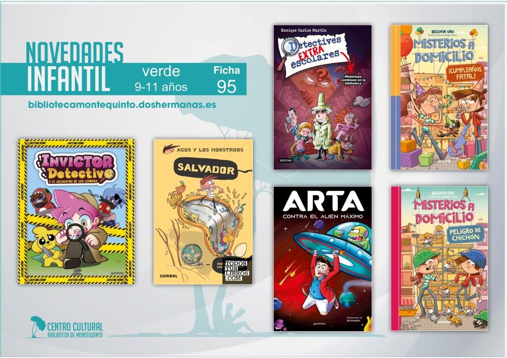 Biblioteca de Montequinto: novedades literarias - (Infantil-Juvenil / Ficha 95)