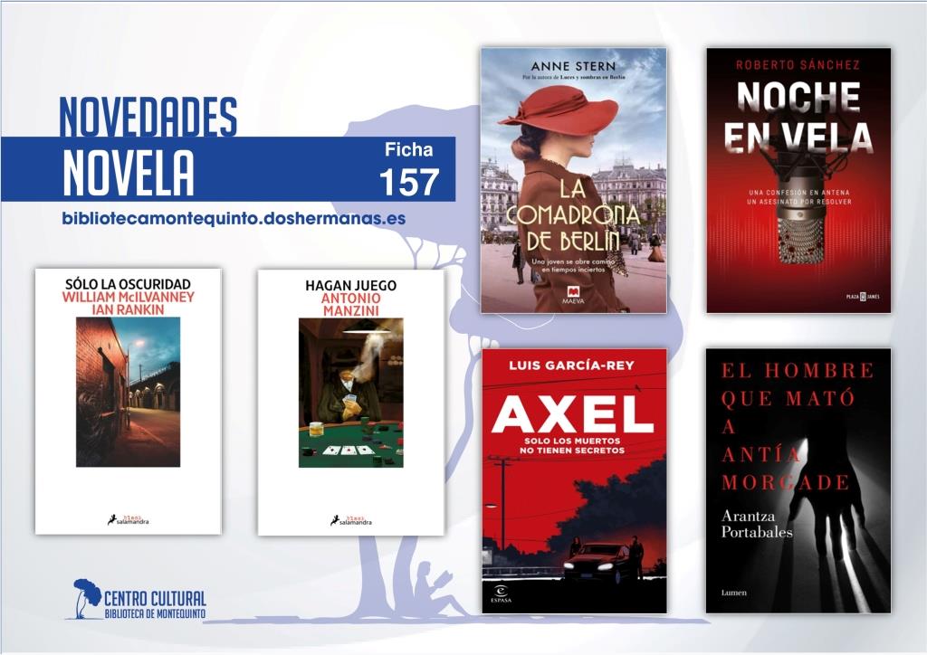 Biblioteca de Montequinto: novedades literarias (Novela - Ficha 157)