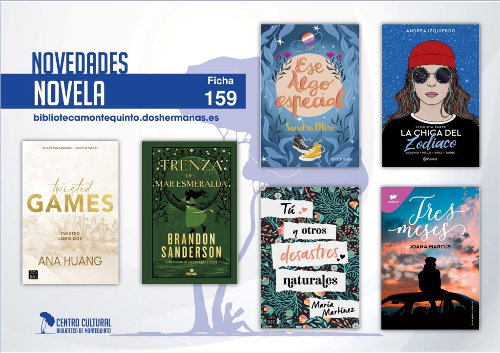 Biblioteca de Montequinto: novedades literarias (Novela - Ficha 159)