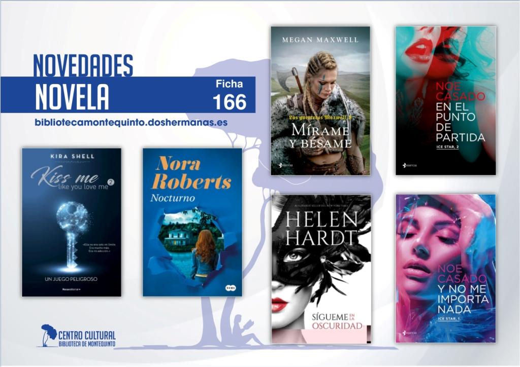 Biblioteca de Montequinto: novedades literarias (Novela - Ficha 166)