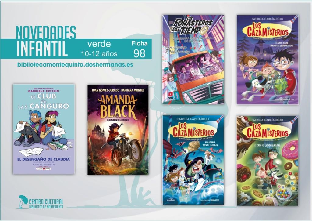 Biblioteca de Montequinto: novedades literarias - (Infantil-Juvenil / Ficha 98)