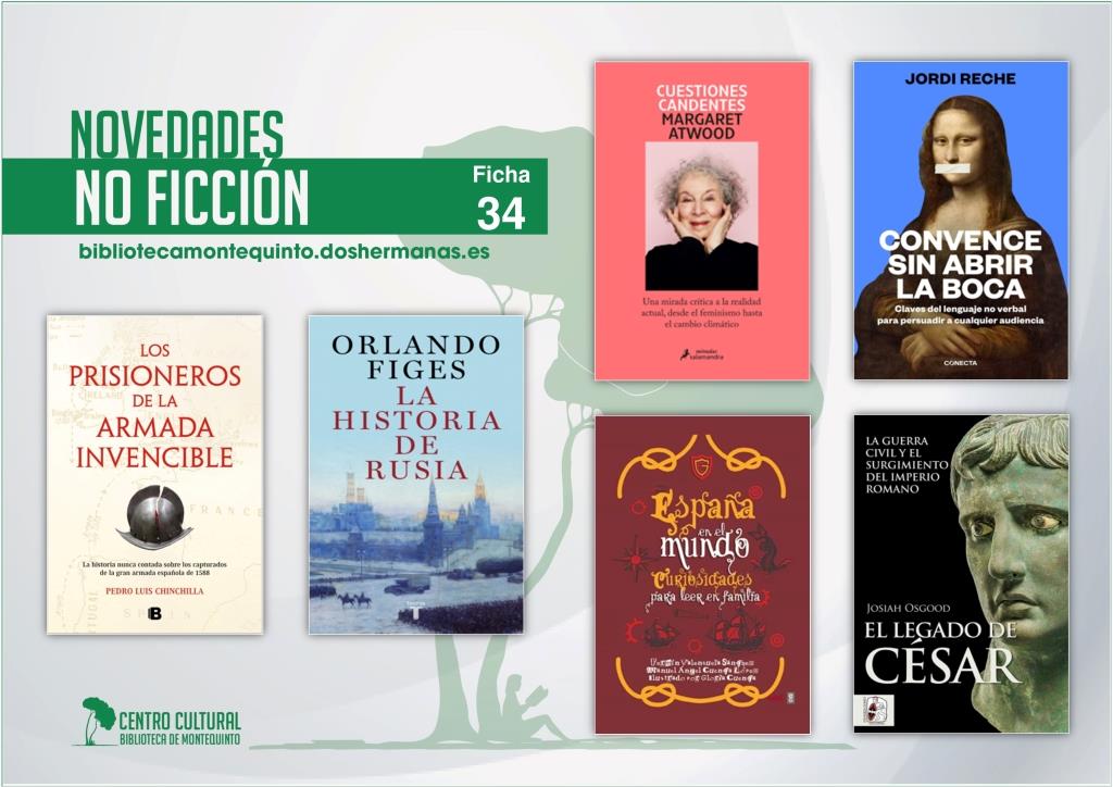 Biblioteca de Montequinto: novedades literarias - (No ficción - Ficha 34)