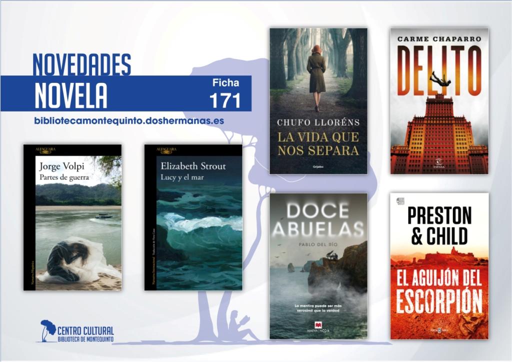 Biblioteca de Montequinto: novedades literarias (Novela - Ficha 171)