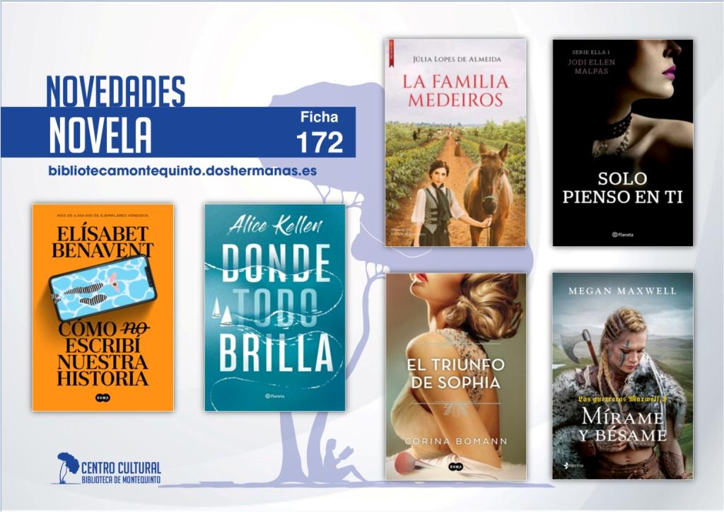 Biblioteca de Montequinto: novedades literarias (Novela - Ficha 172)