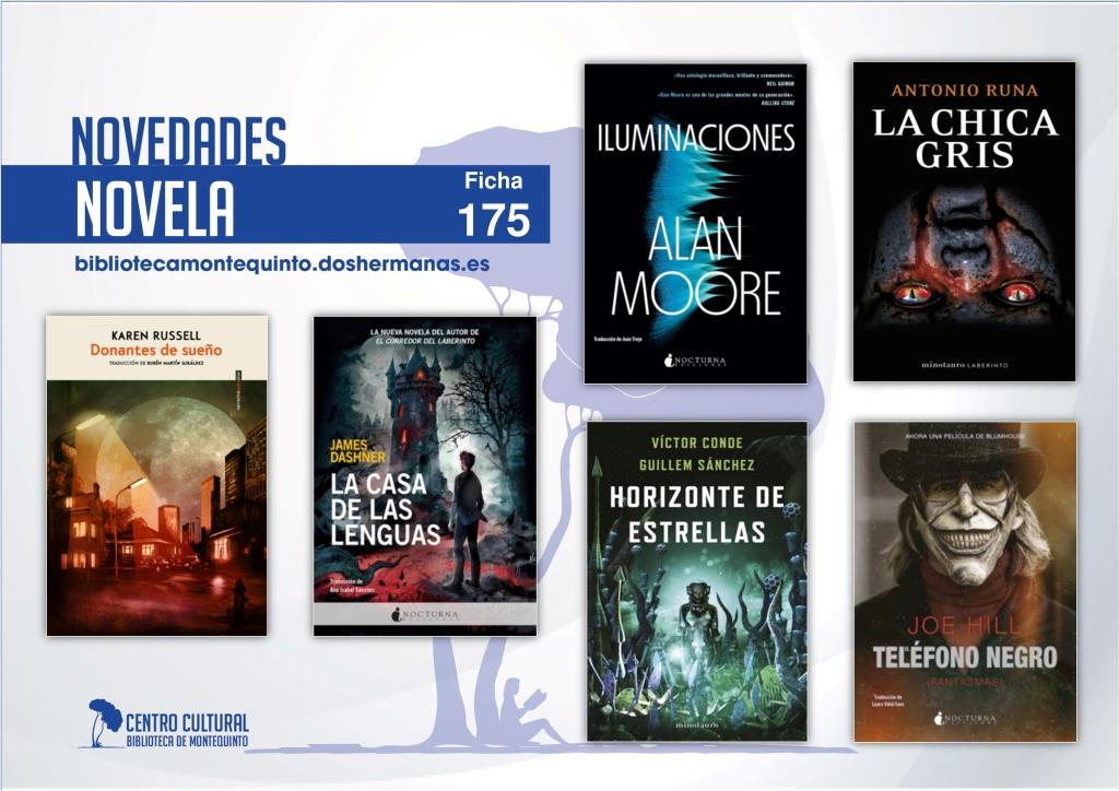 Biblioteca de Montequinto: novedades literarias (Novela - Ficha 175)