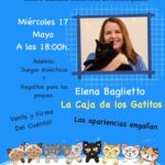 20230517.- Cuenta y juega con "La Caja de los Gatitos", un libro de Elena Baglietto