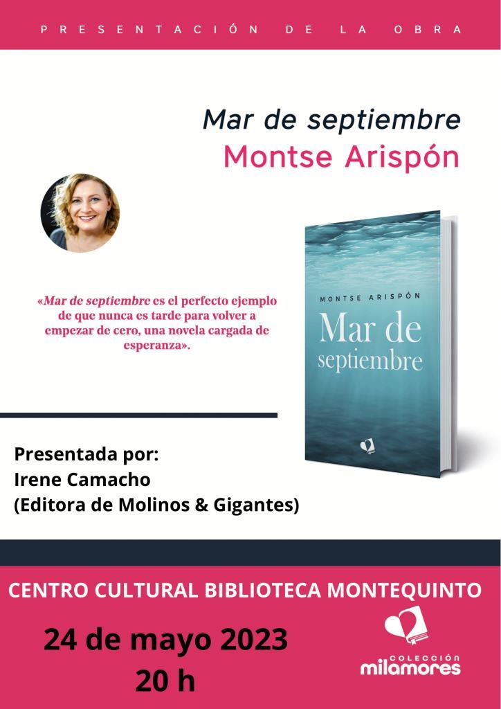 20230524 - Presentación del libro "Mar de septiembre" - Montse Arispón