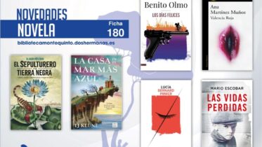 Biblioteca de Montequinto: novedades literarias (Novela - Ficha 180)