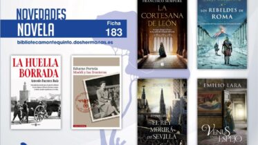 Biblioteca de Montequinto: novedades literarias (Novela - Ficha 183)