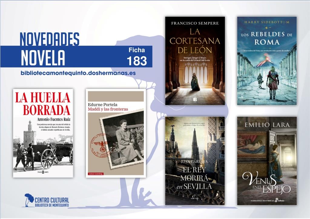 Biblioteca de Montequinto: novedades literarias (Novela - Ficha 183)