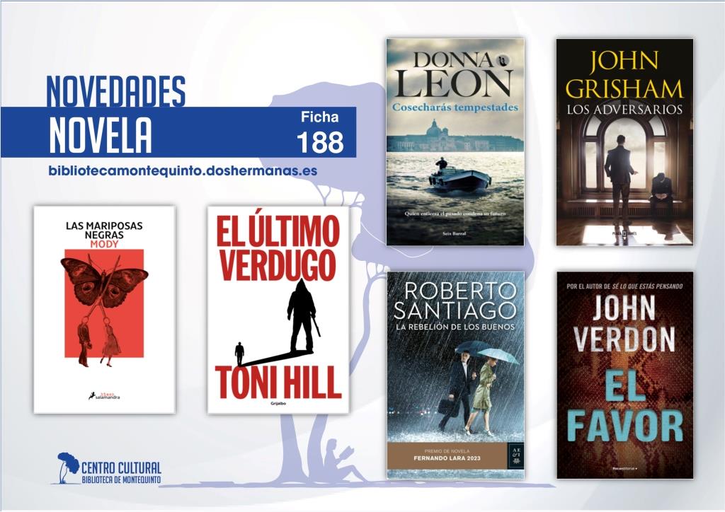 Biblioteca de Montequinto: novedades literarias (Novela - Ficha 188)