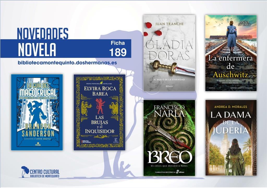 Biblioteca de Montequinto: novedades literarias (Novela - Ficha 189)