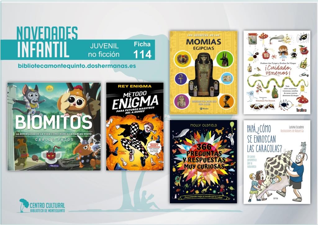 Biblioteca de Montequinto: novedades literarias - (Infantil-Juvenil / Ficha 114)